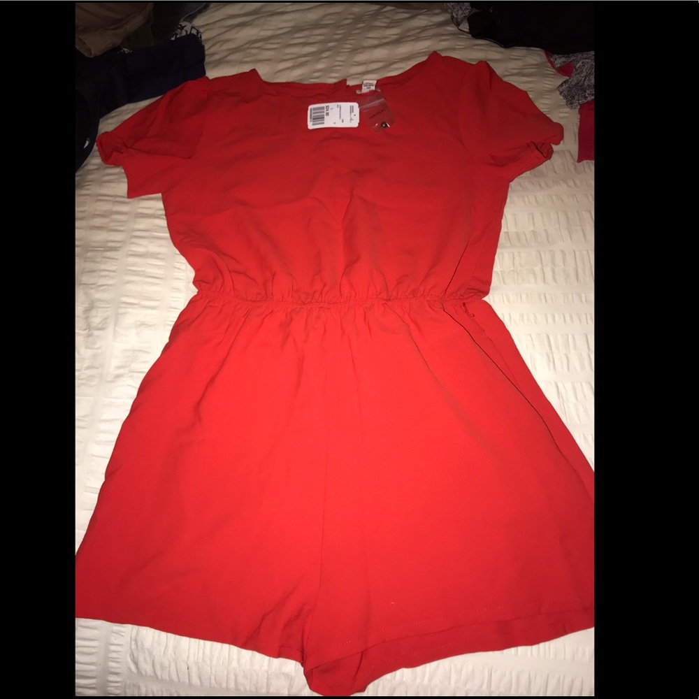 Red romper